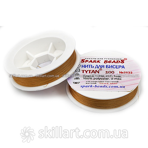 Нитки для бисера Tytan 100 Spark Beads (100м)